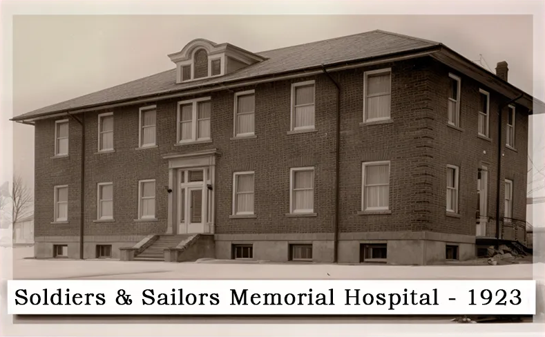 soldiers and sailors building 1923 photo